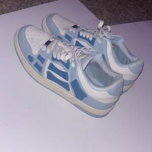 AMIRI Blue and White Sneakers